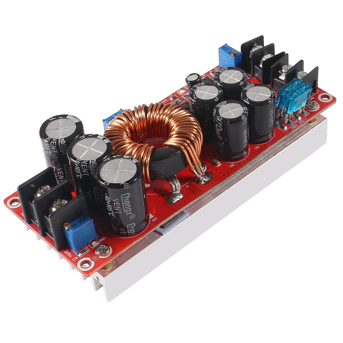 1500W 30A CC CV Boost Converter DC-DC Step Up Power Supply Adjustable Module DC10V-60V To 12V-90V