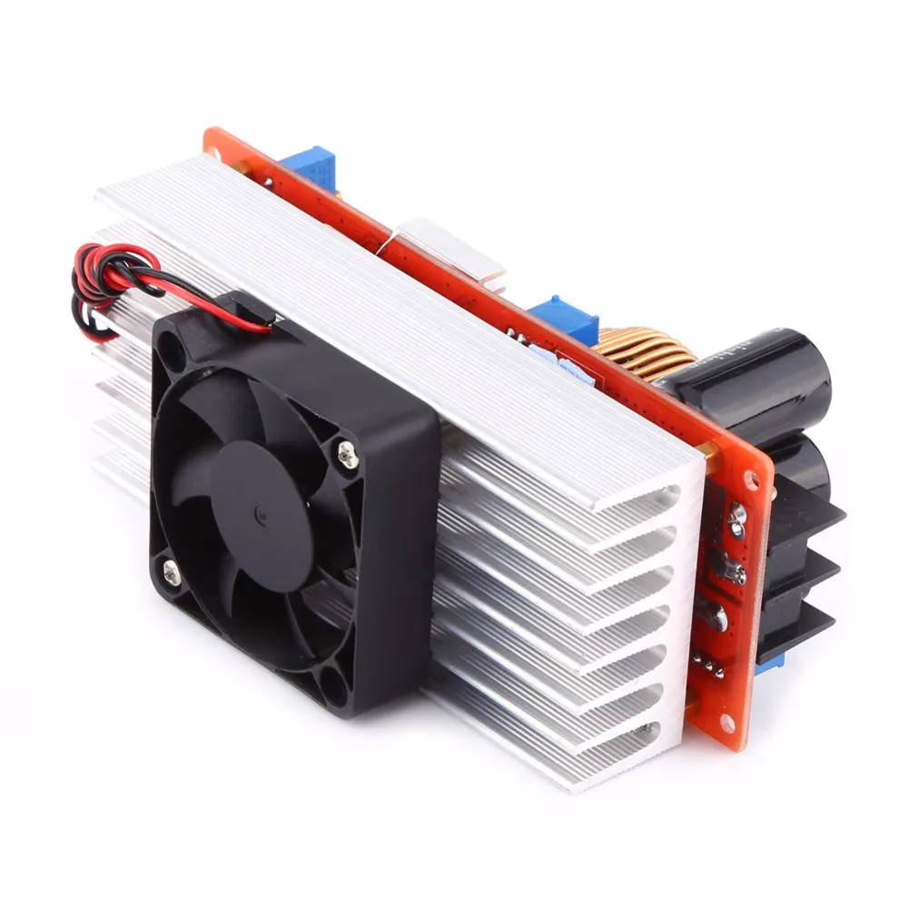 1500W 30A CC CV Boost Converter DC-DC Step Up Power Supply Adjustable Module DC10V-60V To 12V-90V