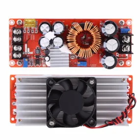 1500W 30A CC CV Boost Converter DC-DC Step Up Power Supply Adjustable Module DC10V-60V To 12V-90V