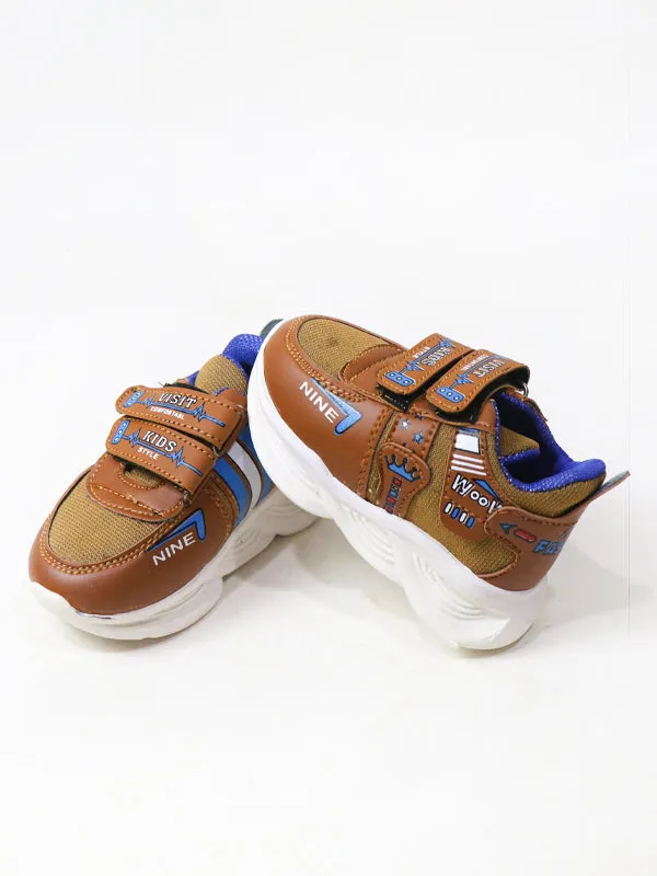 1Yr - 8Yrs Light Brown Shoes For Boys LS BS67