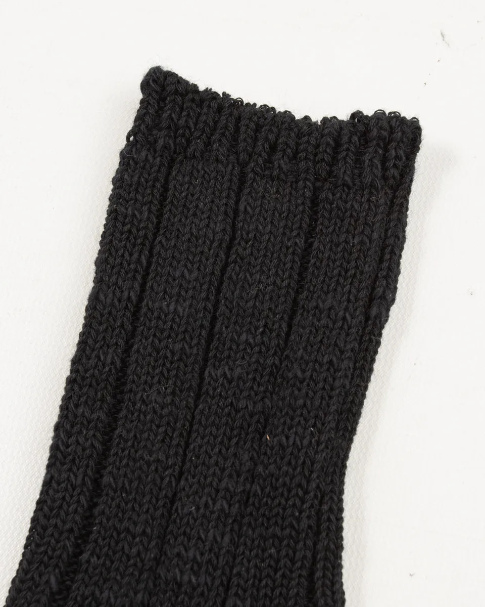 56 Yarns MA-1 RAINBOWY HAPPY HEEL Socks - Black