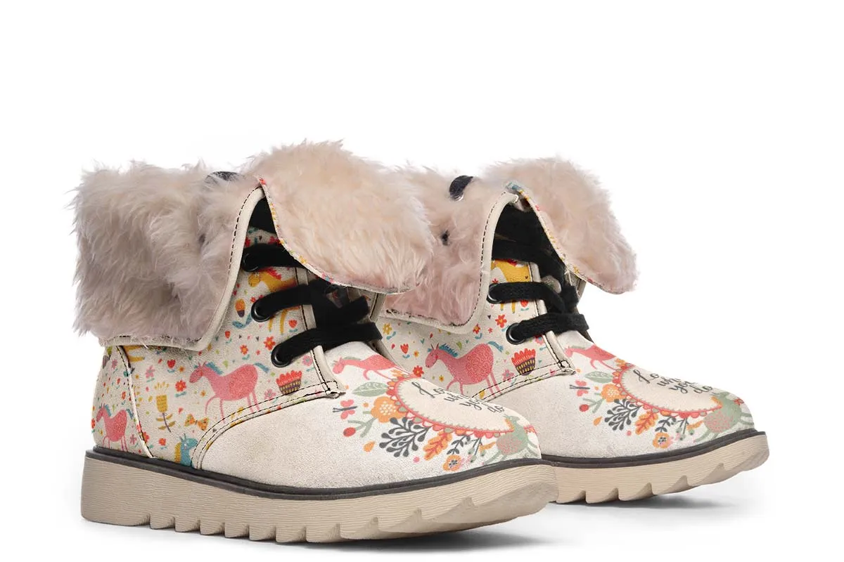 Adorable Horse Polar Vibe Boots