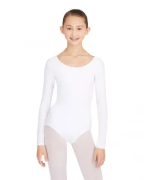 Adult Long Sleeve Leotard (White) TB135 And TB135X