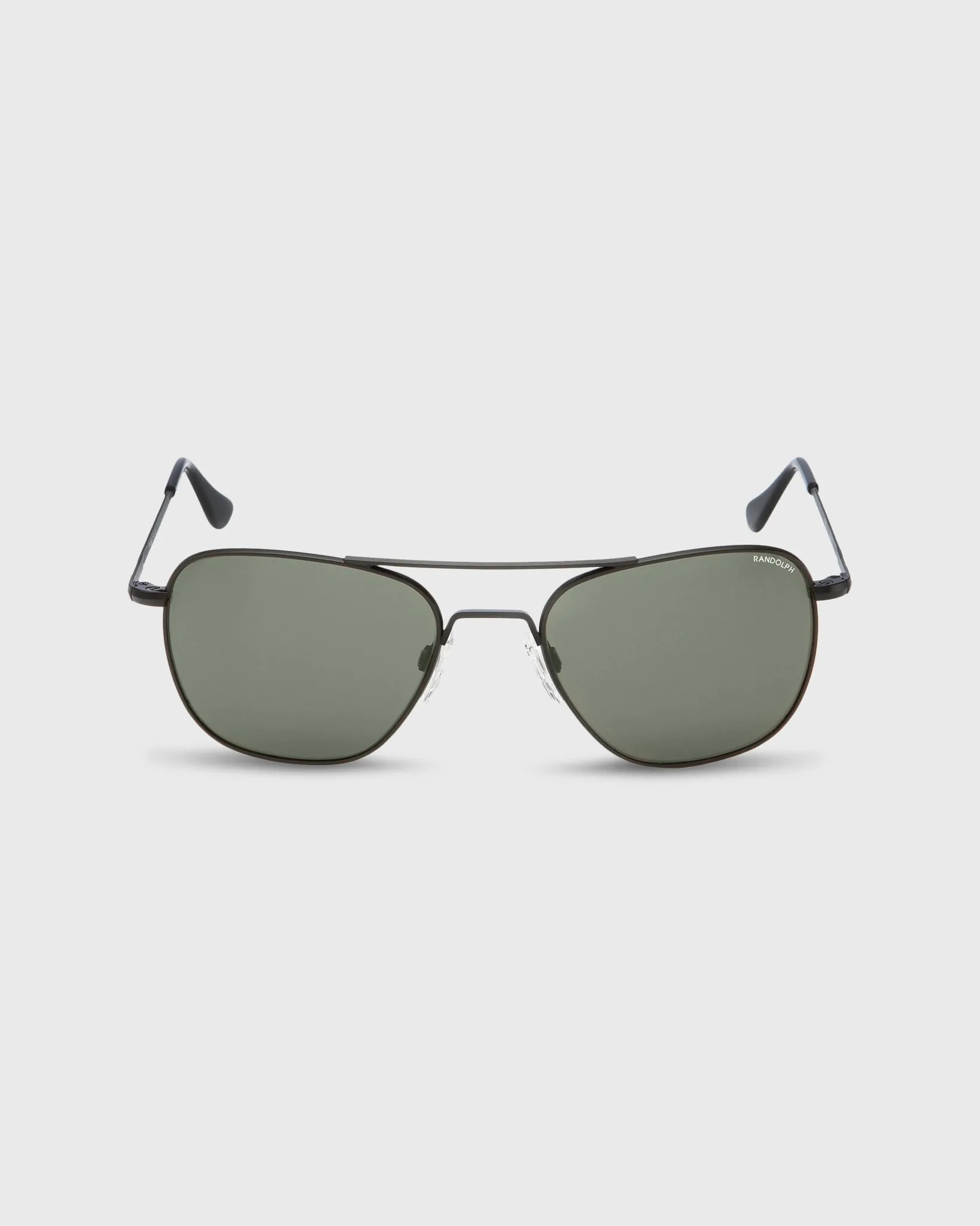 Aviator Sunglasses in Matte Black/AGX Glass Lens