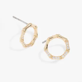 Bamboo Pave Stud