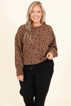 Behind The Spots Sweater, Camel