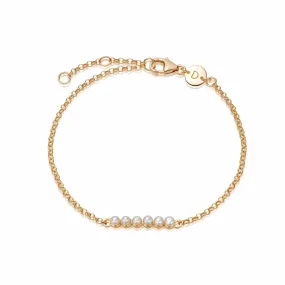 Beloved Pearl Bracelet 18ct Gold Plate