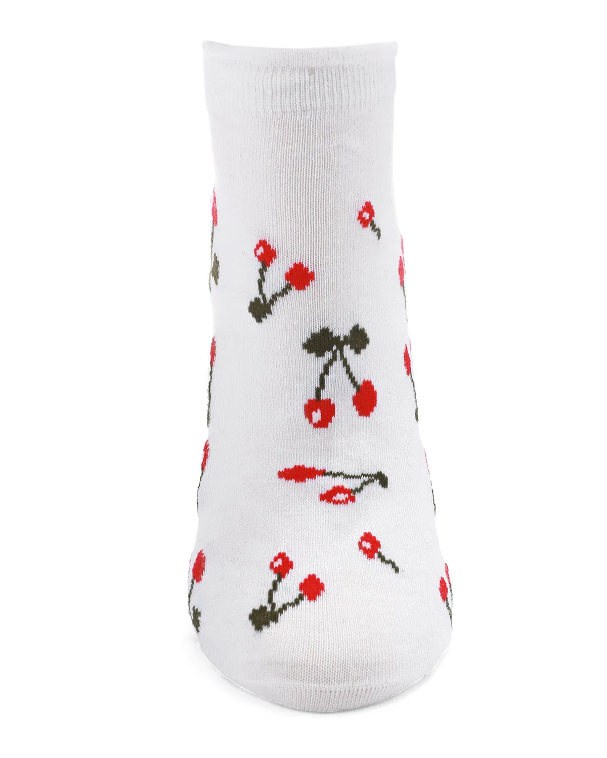 Cherry Blossom Cotton Blend Low-Cut Running Socks