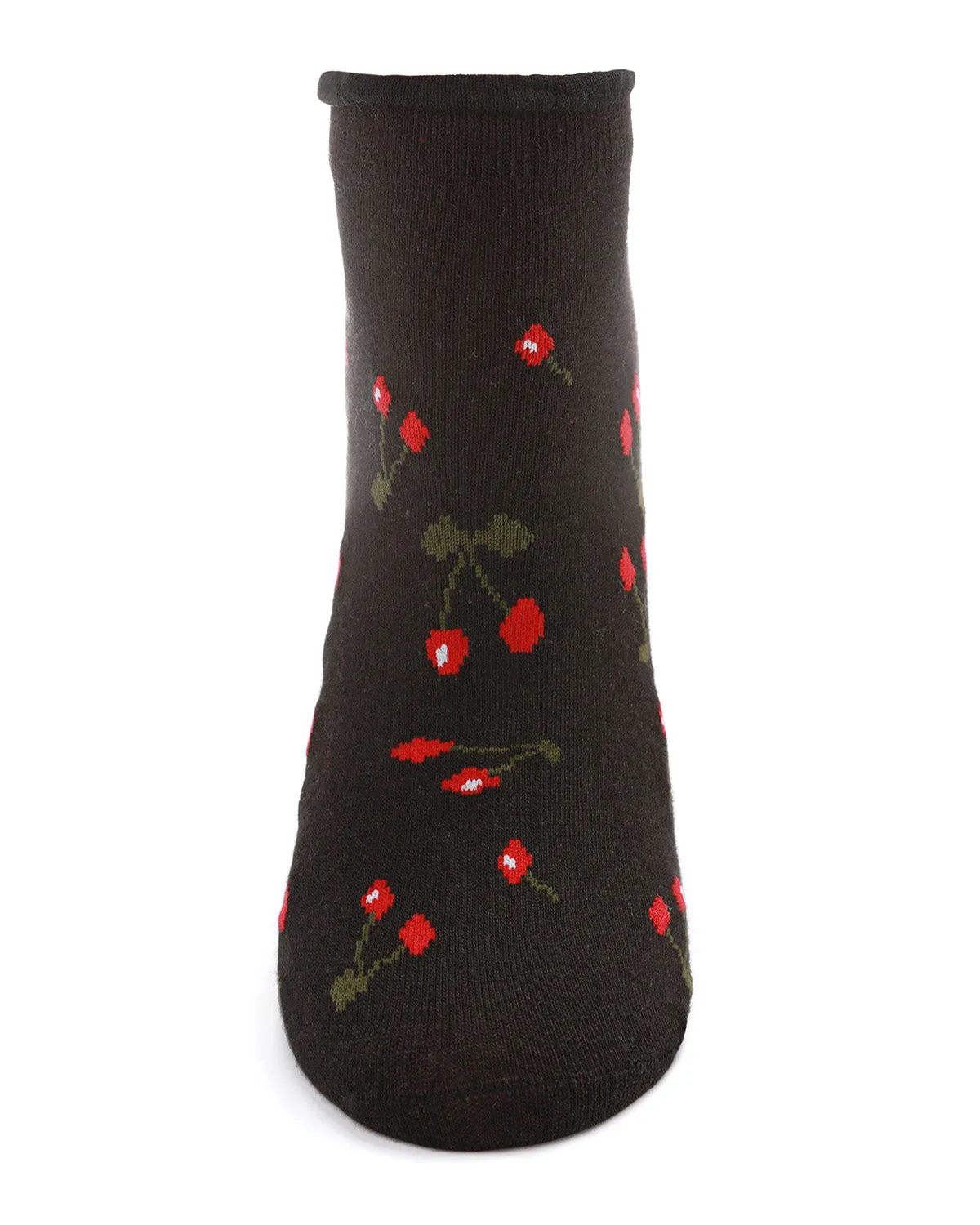 Cherry Blossom Cotton Blend Low-Cut Running Socks