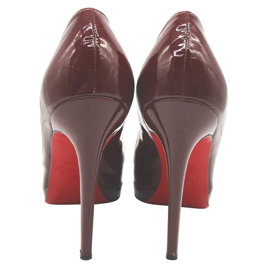 Christian Louboutin Red New Simple Stiletto 120mm Heels Platform Pumps 39 $845