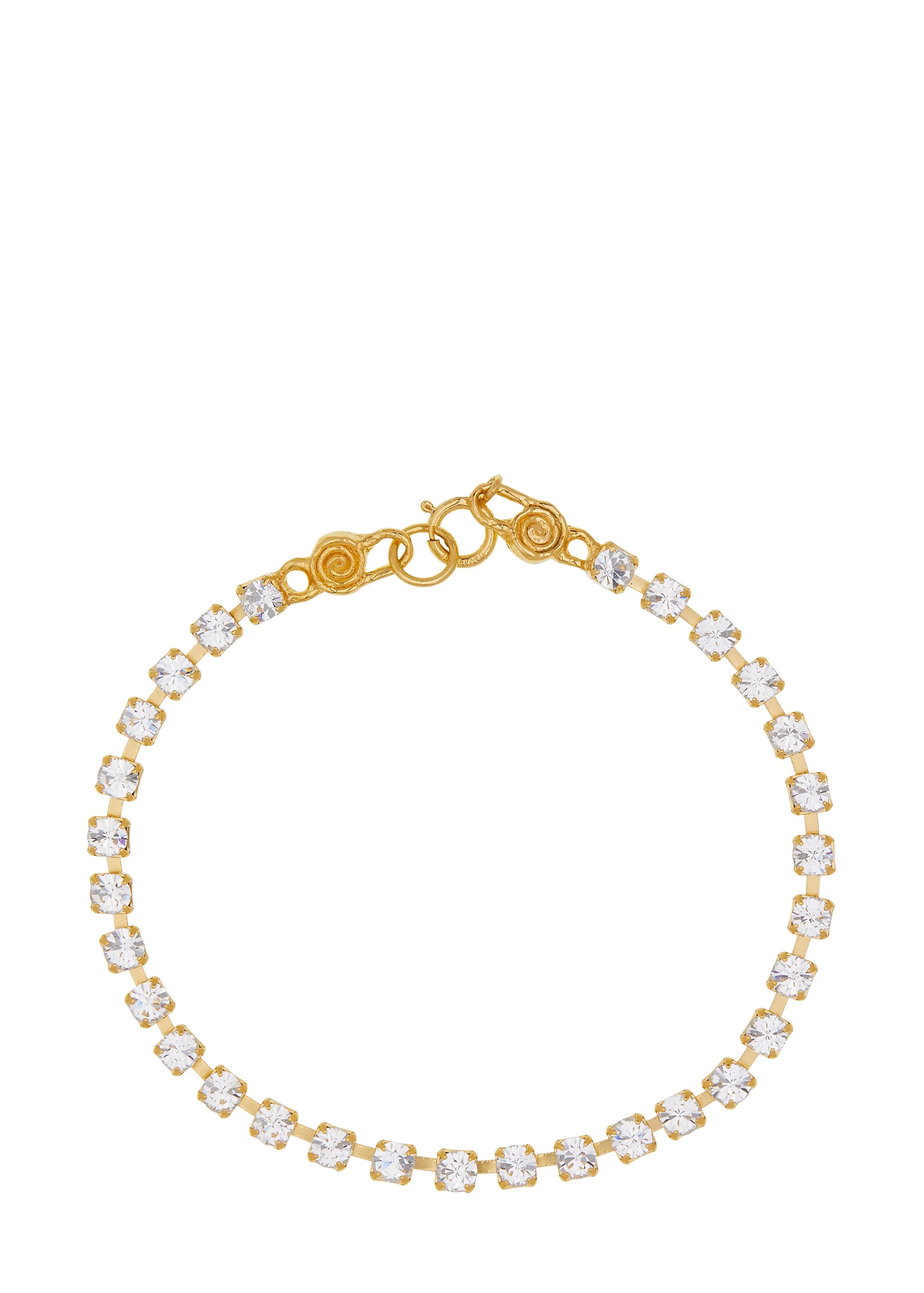 Crystal Bracelet in Gold