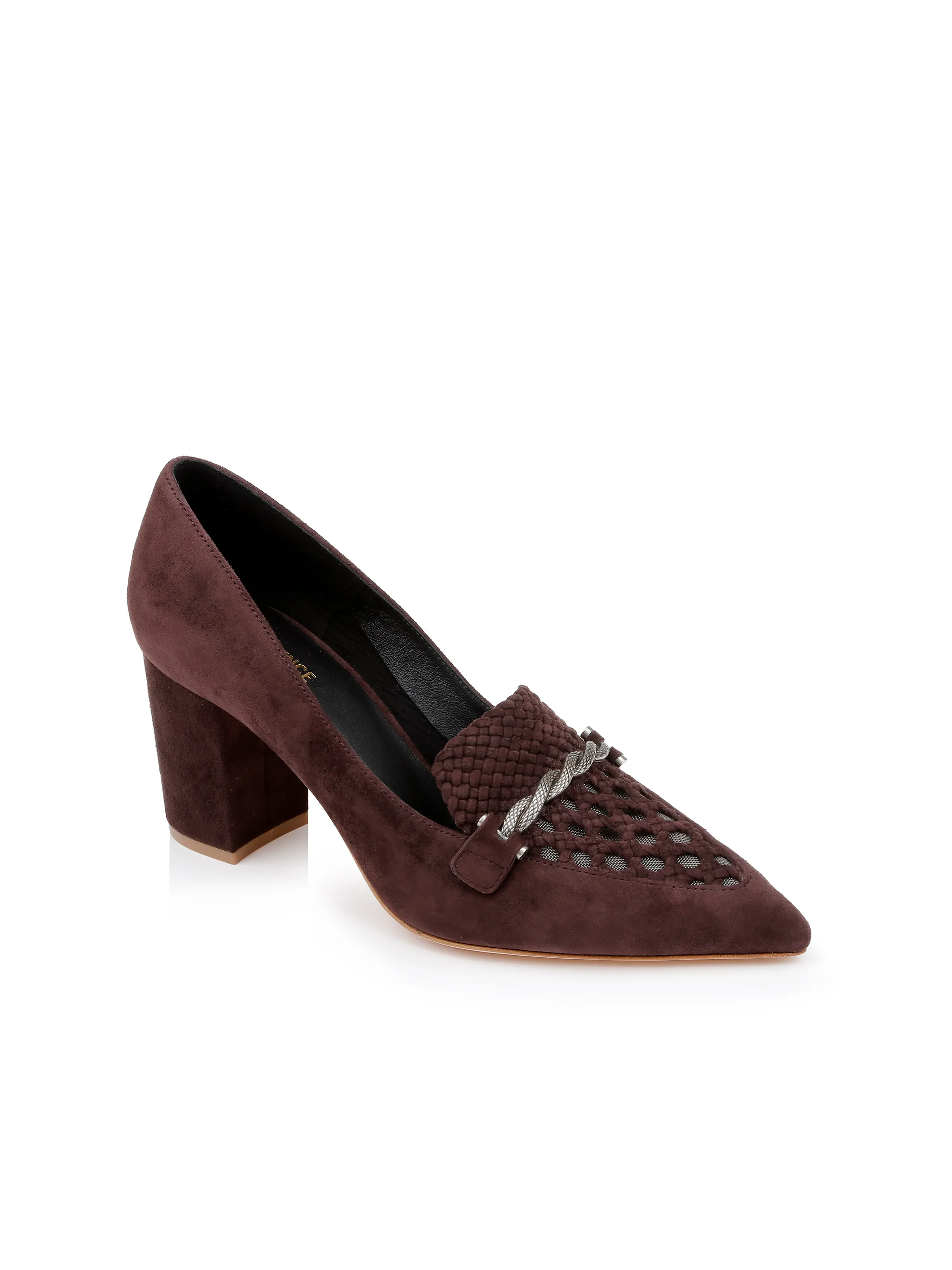 Eleonore Suede Loafer Pump