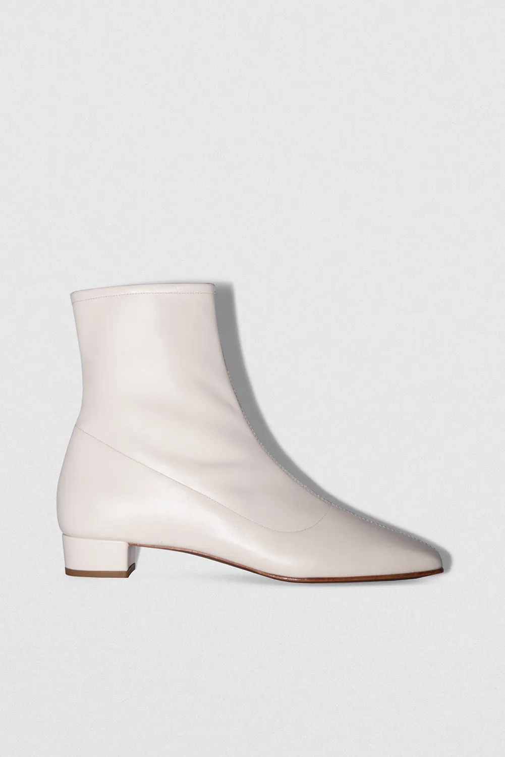 Este Boot White Leather