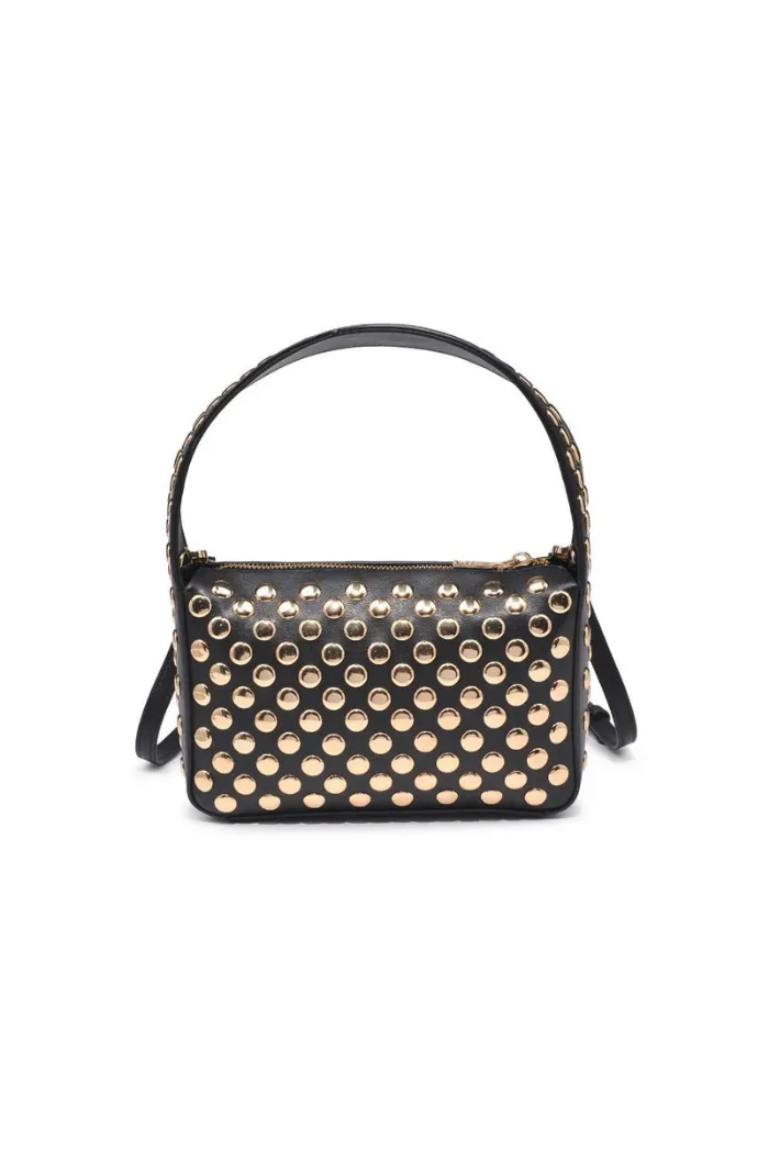 Isabel Studded Crossbody - Black