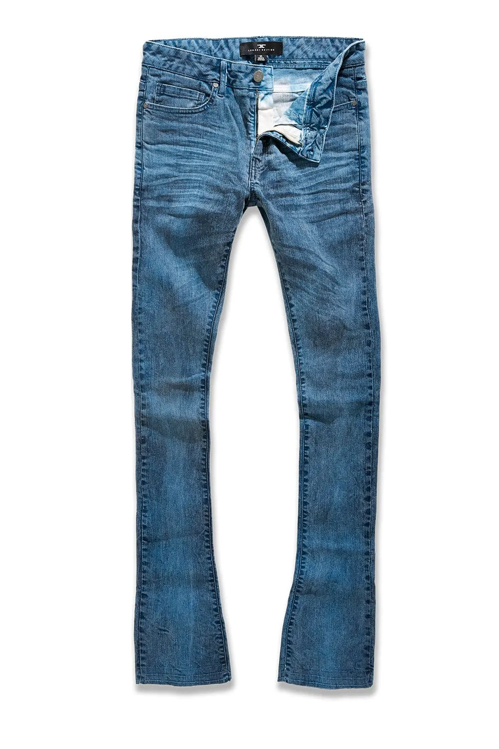 Martin Stacked - Full Bloom Denim (Ocean Indigo)