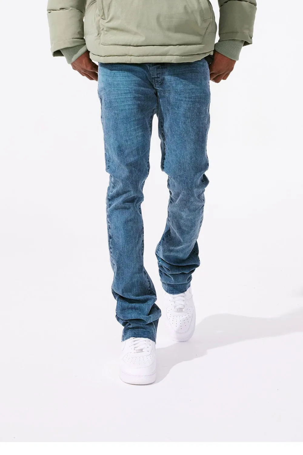 Martin Stacked - Full Bloom Denim (Ocean Indigo)