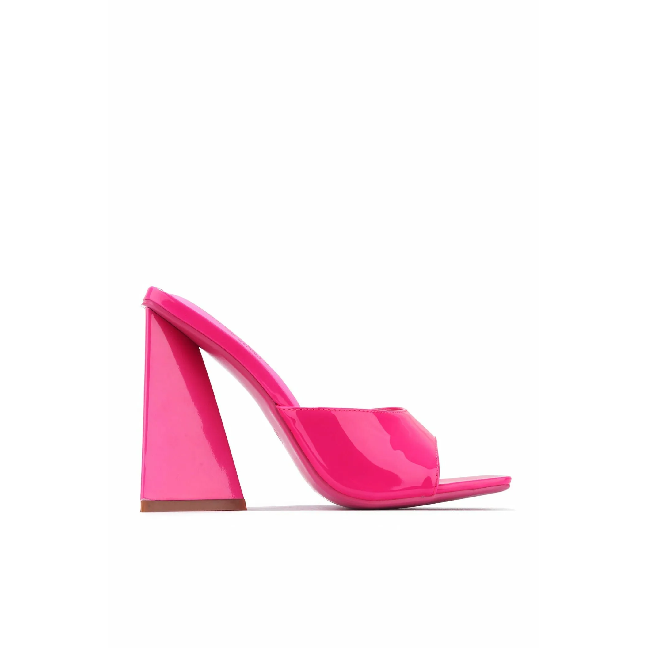 Marty Mule Block Heels - Pink