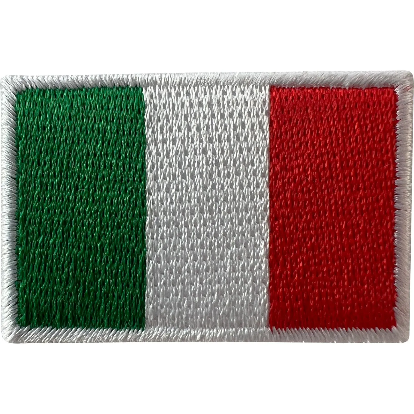 Mini Italy Flag Patch Iron Sew On Clothes Shirt Small Italian Embroidered Badge