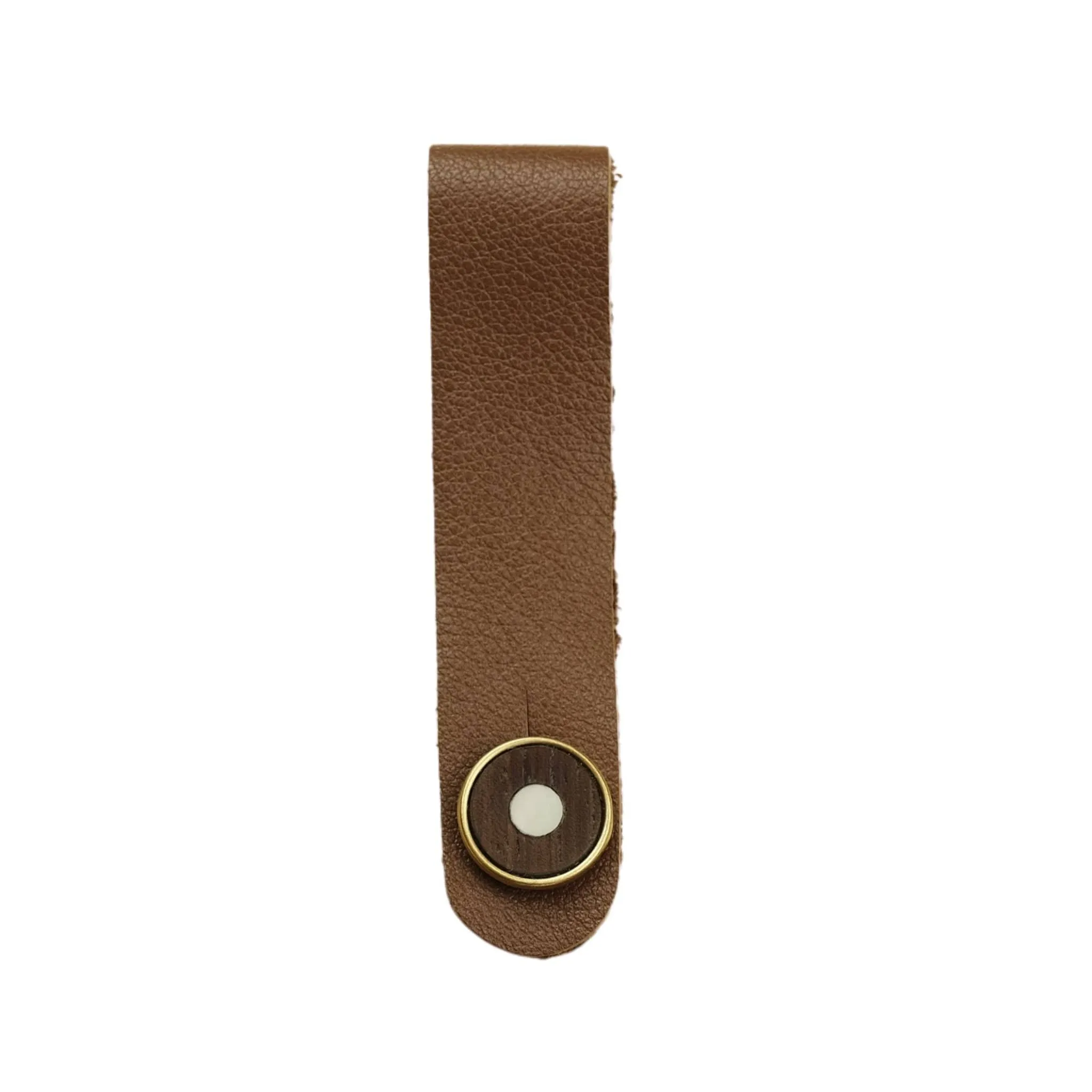 Mother of Pearl & Indian Rosewood | Leather Strap Tie