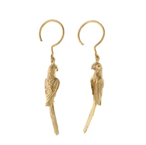 PARROT HOOK EARRINGS - GOLD