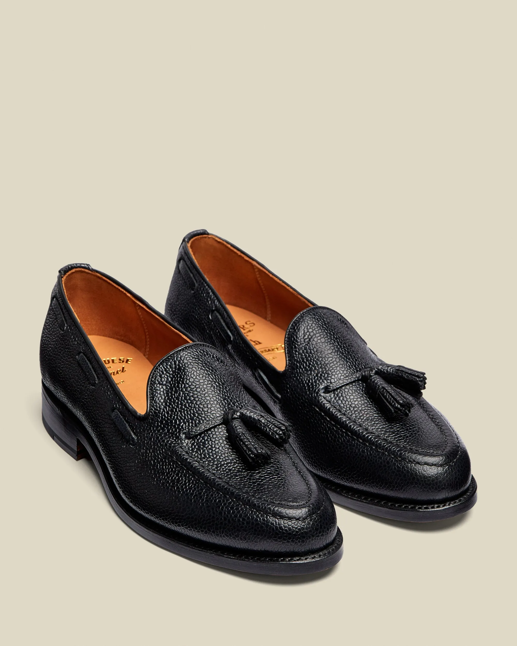 Portuguese Flannel | Sanders - Tassel Loafer - Black Grain