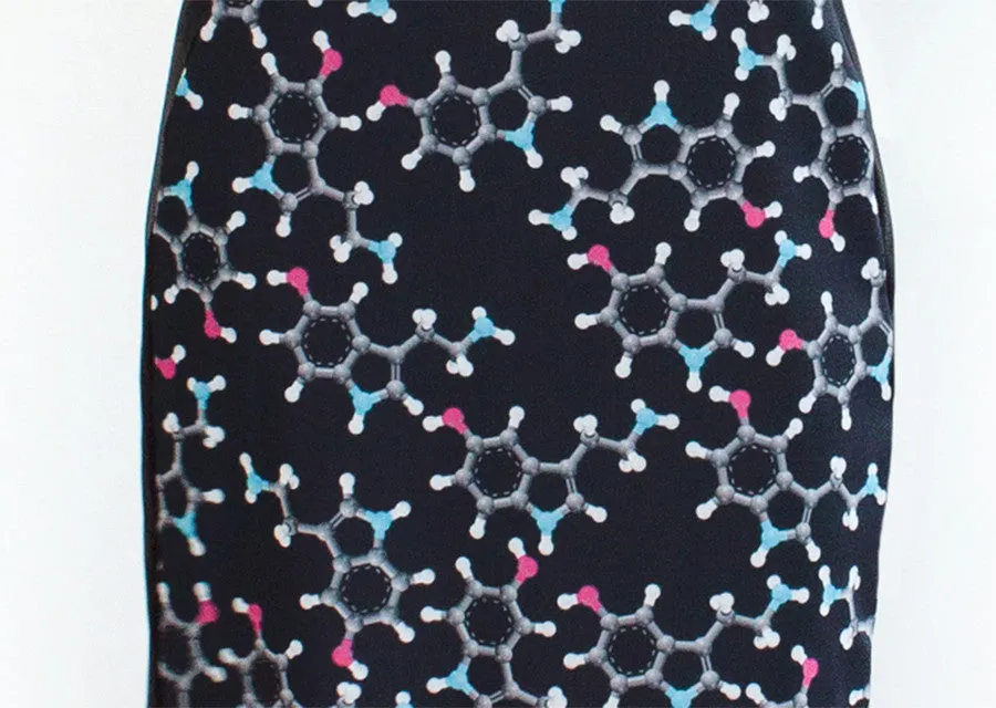 Serotonin Molecule Dress