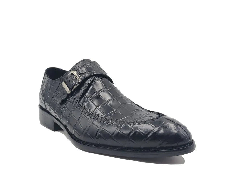 Single Monk Buckle Split Toe Loafer