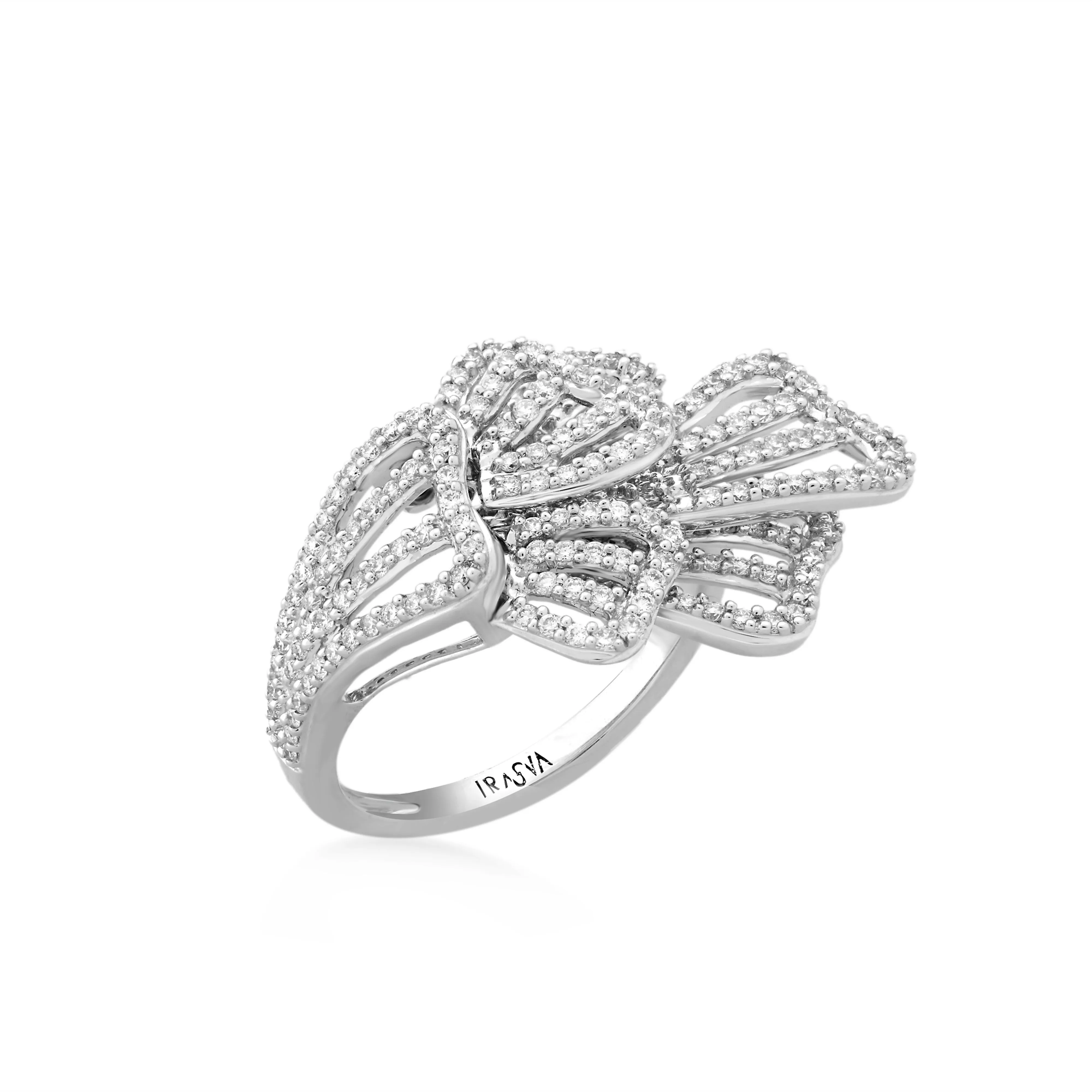 Skyward Bound Winged Diamond Ring