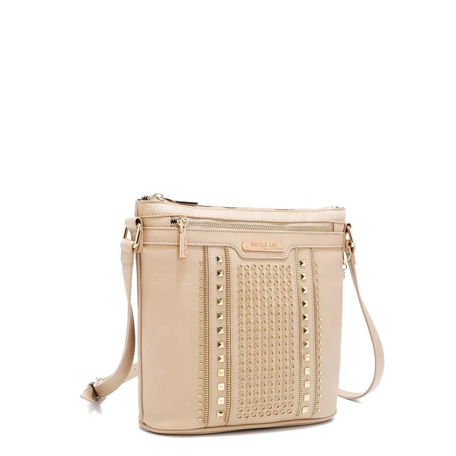 STUDDED CROSSBODY