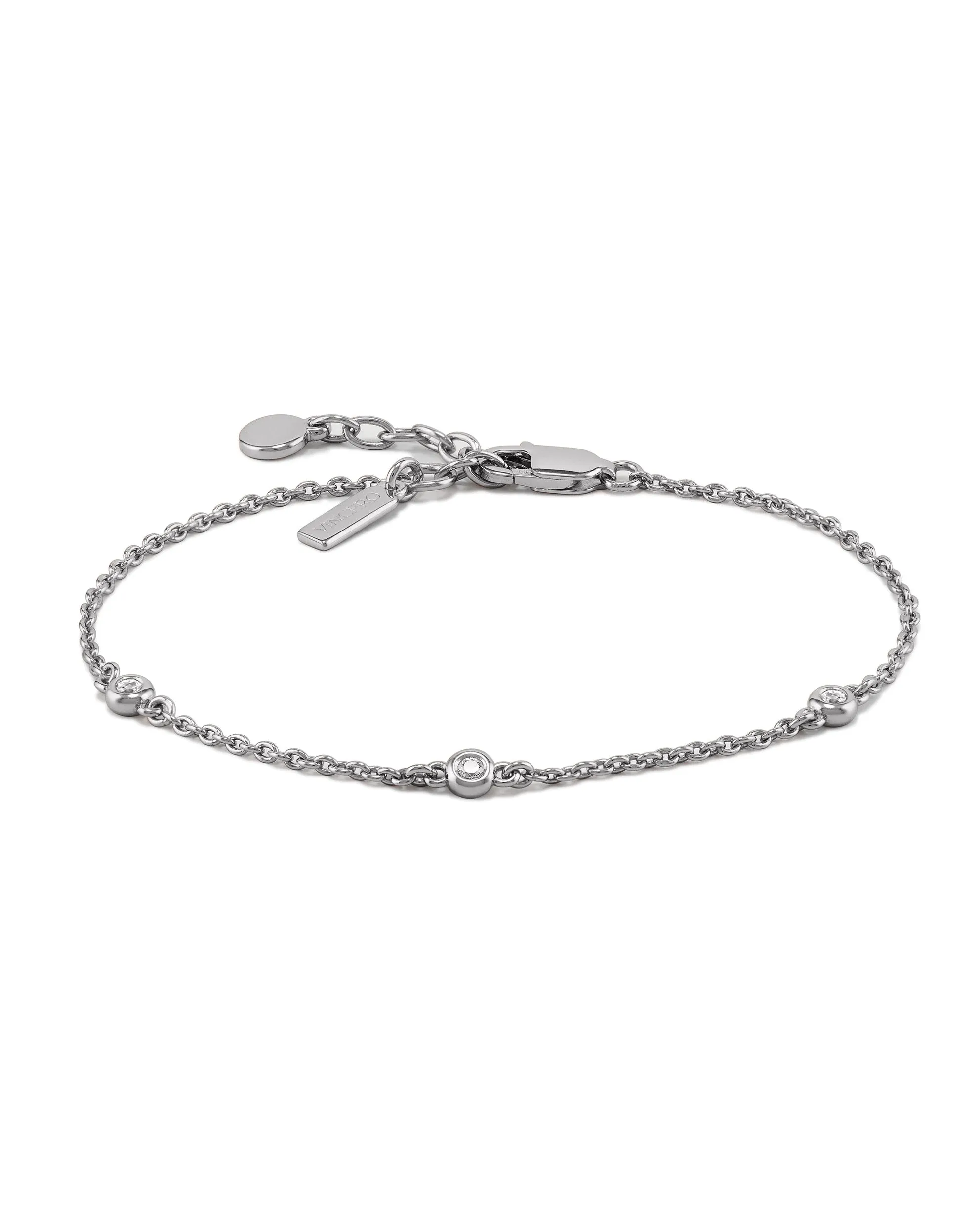 The Sapphire Trio Bracelet - Sterling Silver