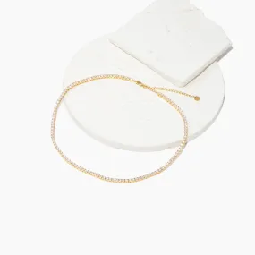 Thin Tennis Necklace