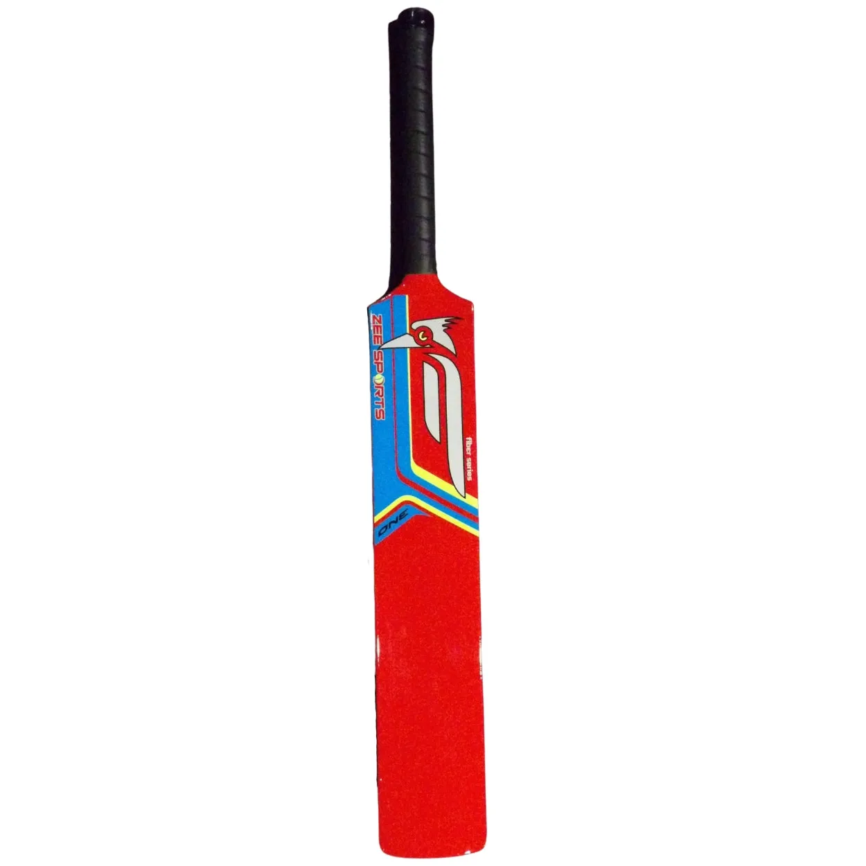 Zee Sports Cricket Bat Woodpecker Fiberglass Tennis Bat, Red